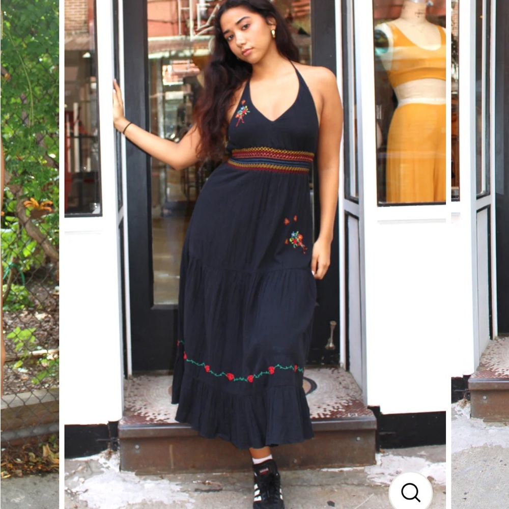 Only hearts Innes Black Halter Maxi Dress